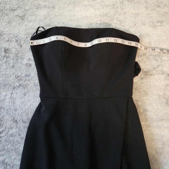 La Femme Black Strapless Gown Size 2 NWT - Picture 5 of 9